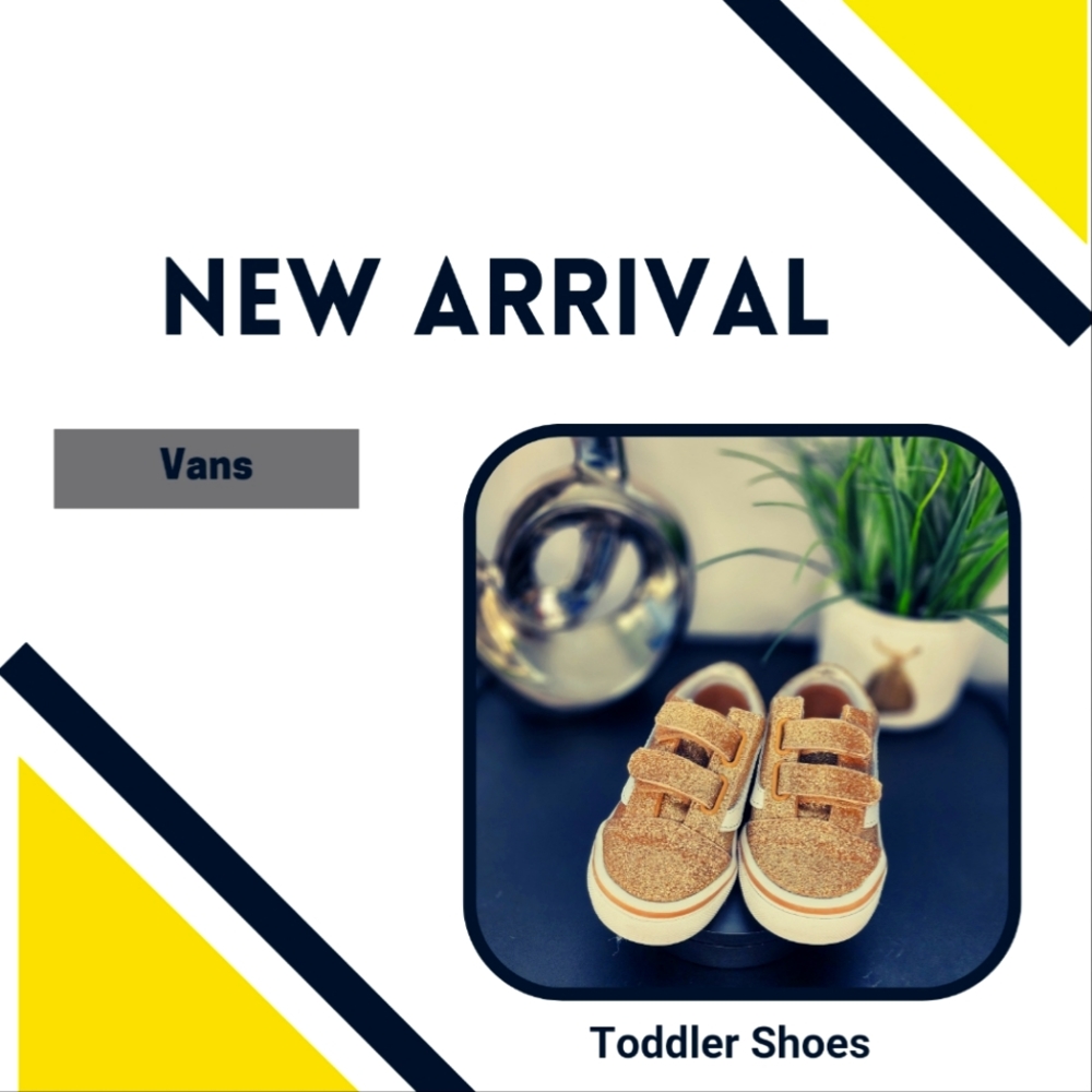 Vans Toddler 7m  metallic gold
